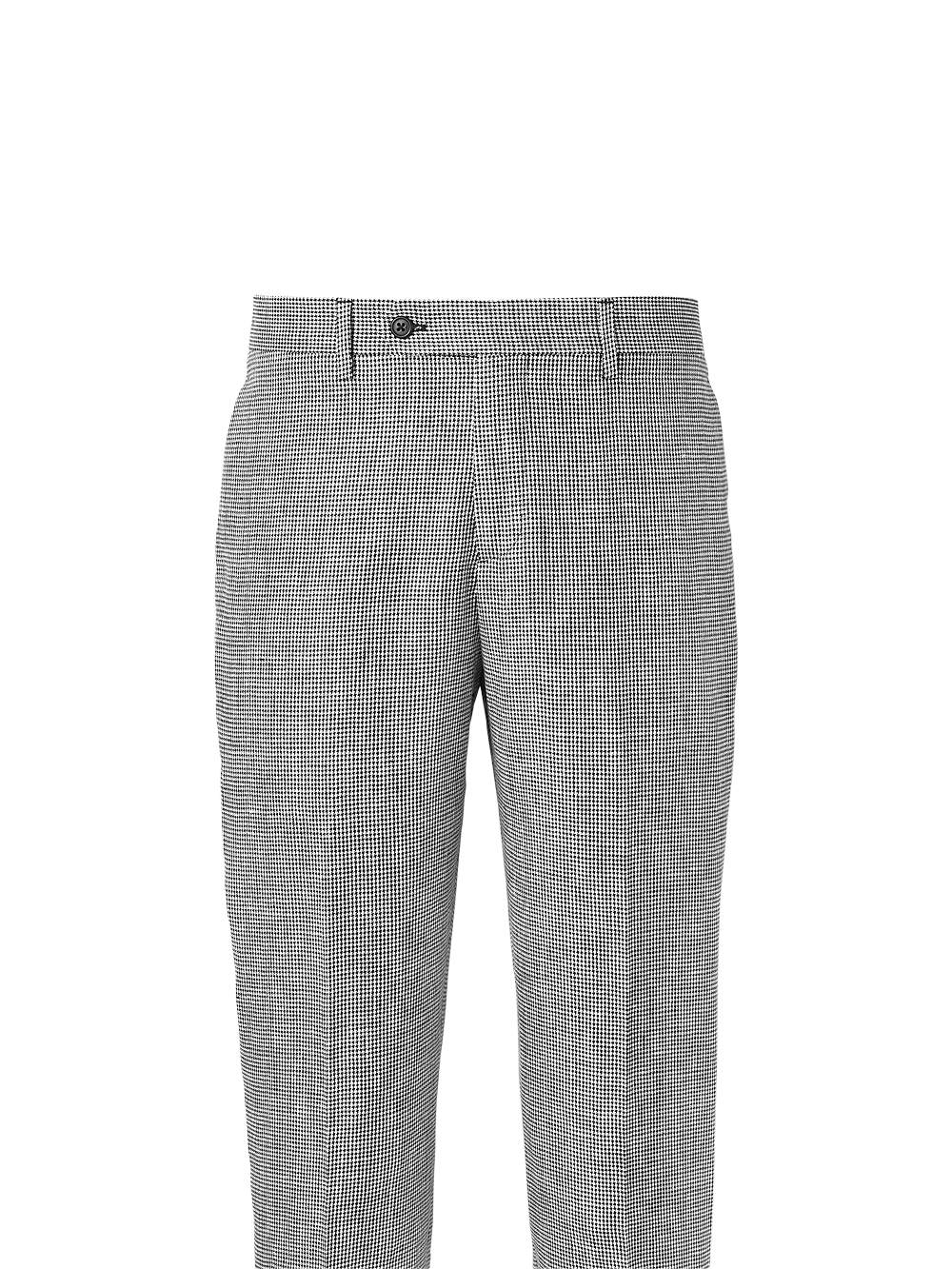 Alternate Image of Linen Houndstooth Flat Front Suit Pants-1