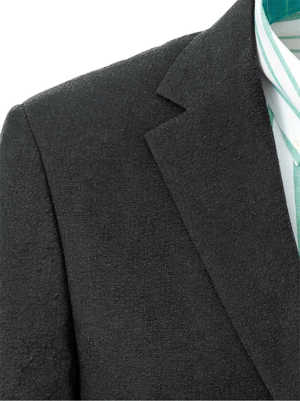 Alternate Image of Cotton Blend Seersucker Single Breasted Notch Lapel Suit Jacket-2