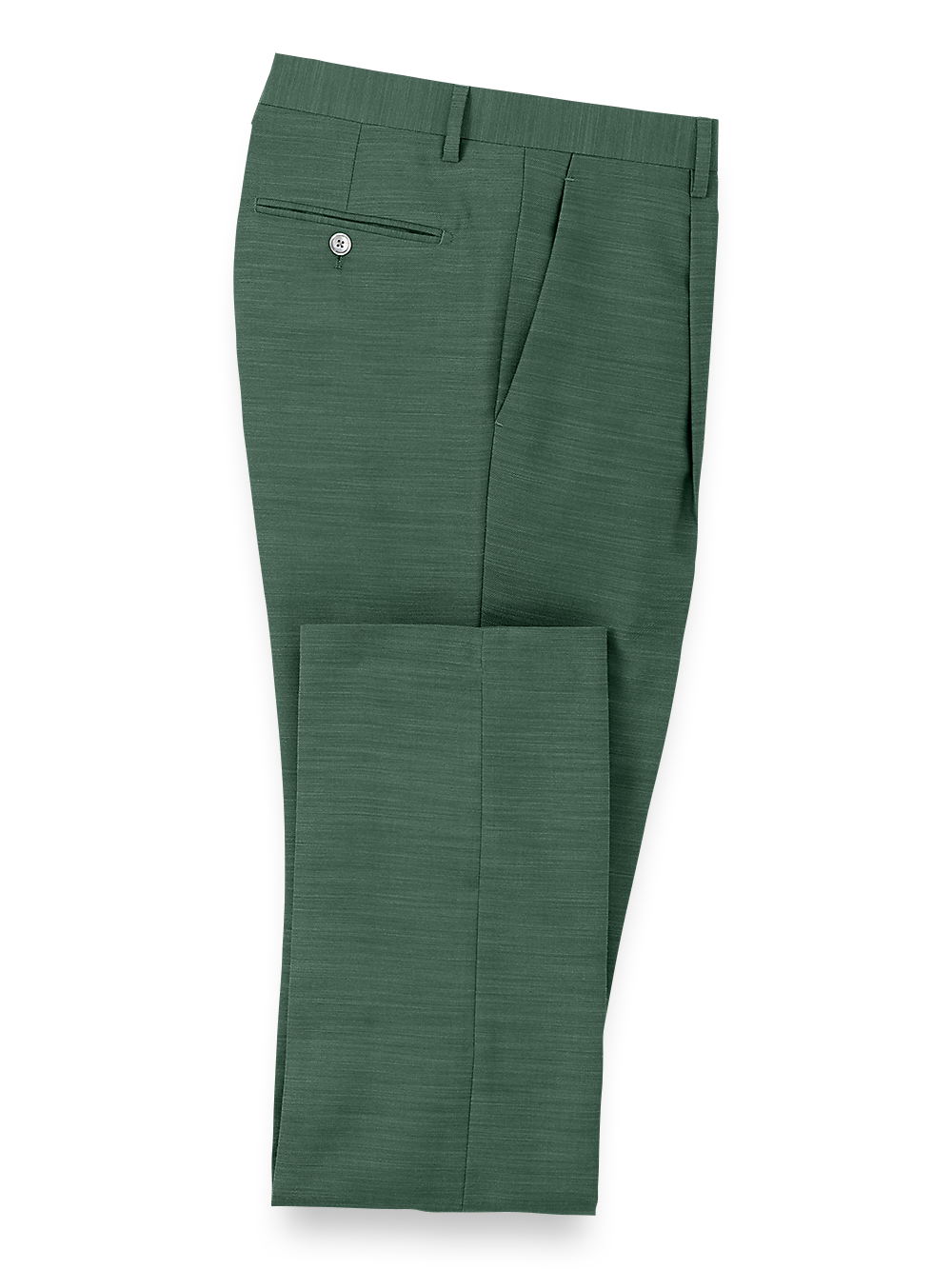 Product Image of Performance Blend Single Pleat Suit Pants-Green