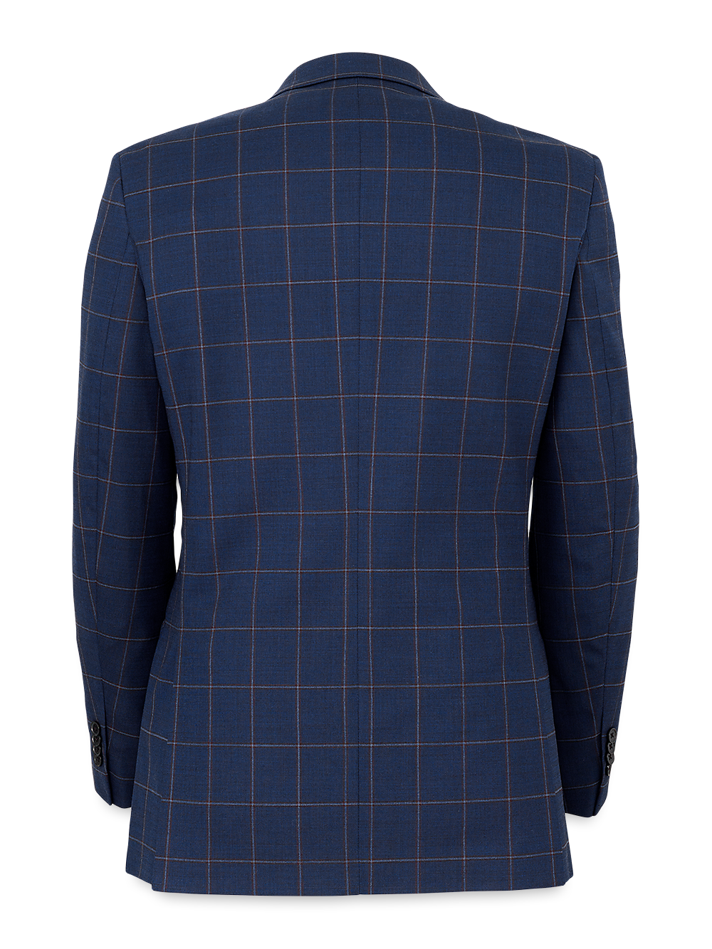 Alternate Image of Wool Stretch Windowpane Notch Lapel Suit Jacket-4