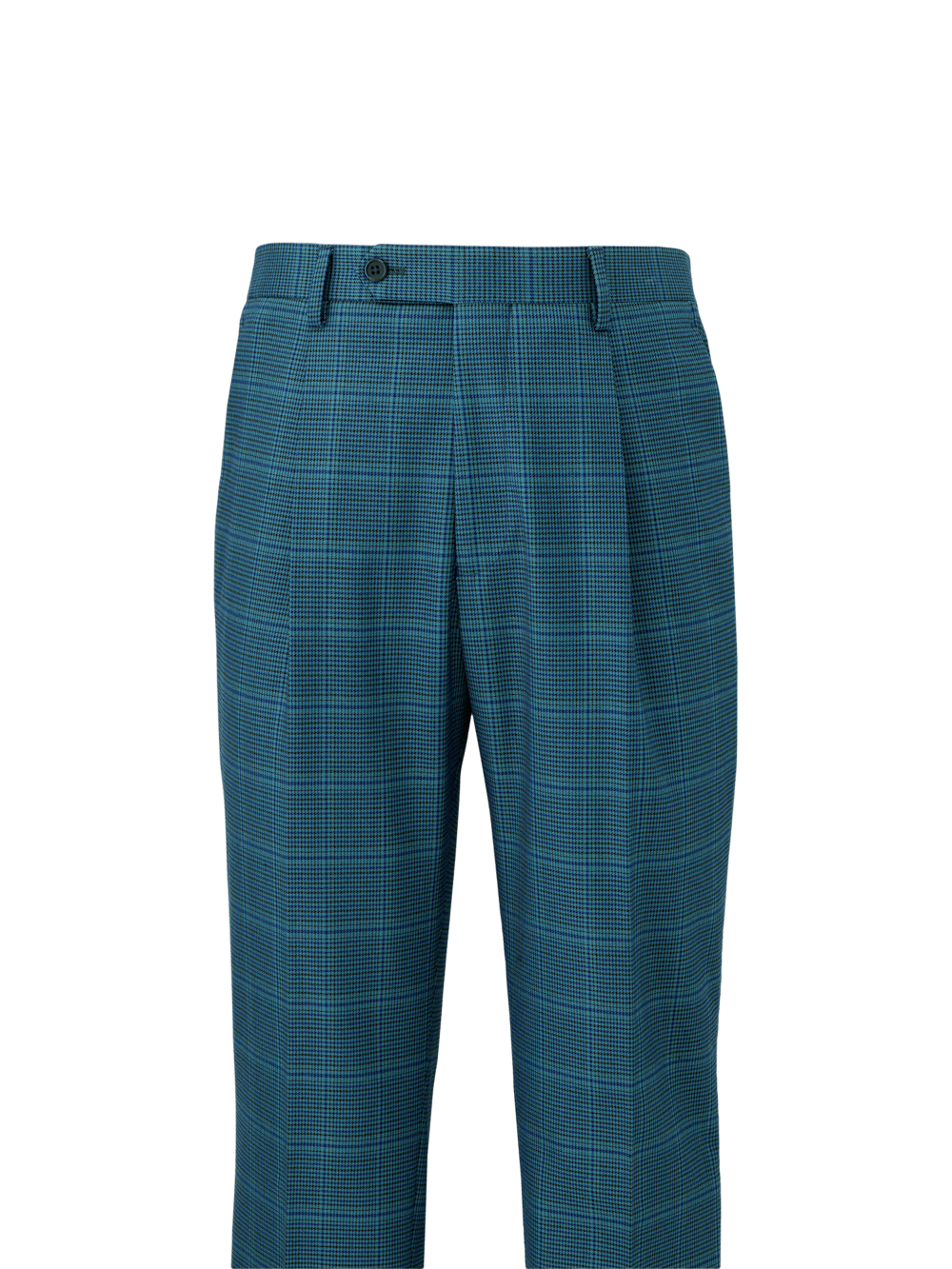 Alternate Image of Microfiber Houndstooth Single Pleat Suit Pants-1