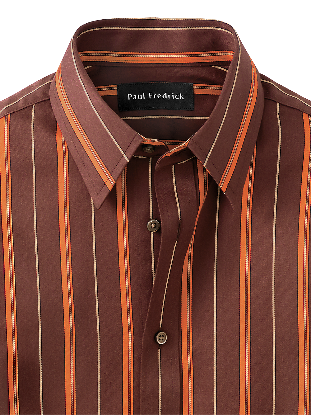 Alternate Image of Cotton Stripe Casual Shirt-1