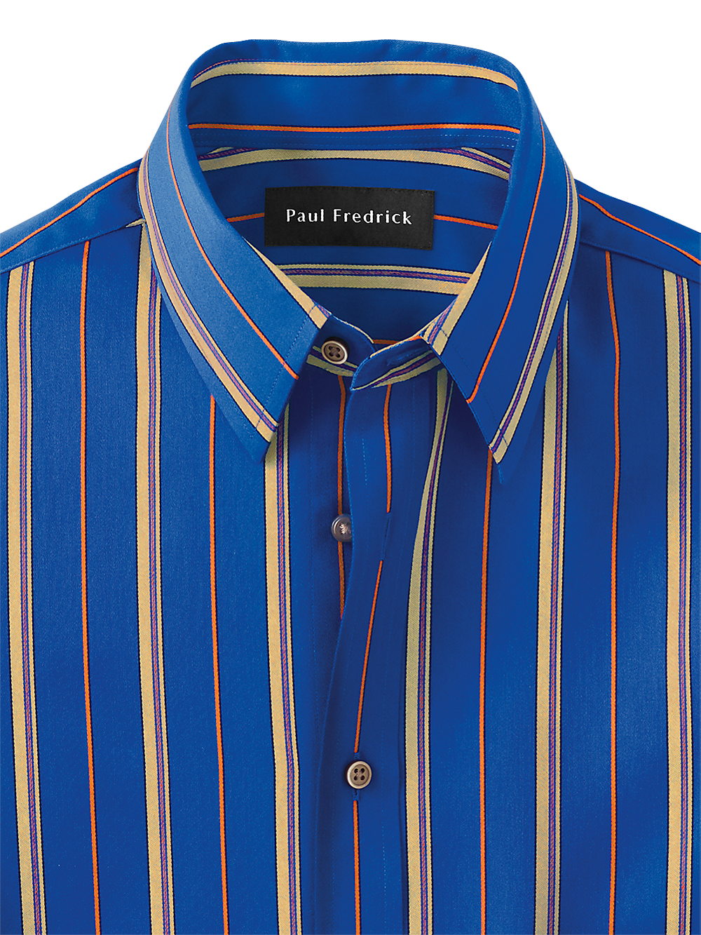 Alternate Image of Cotton Stripe Casual Shirt-1