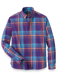 Cotton Plaid Casual Shirt - Multi