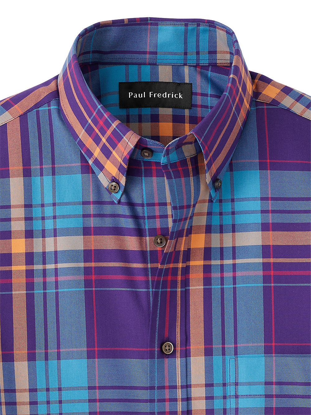 Alternate Image of Cotton Plaid Casual Shirt-2