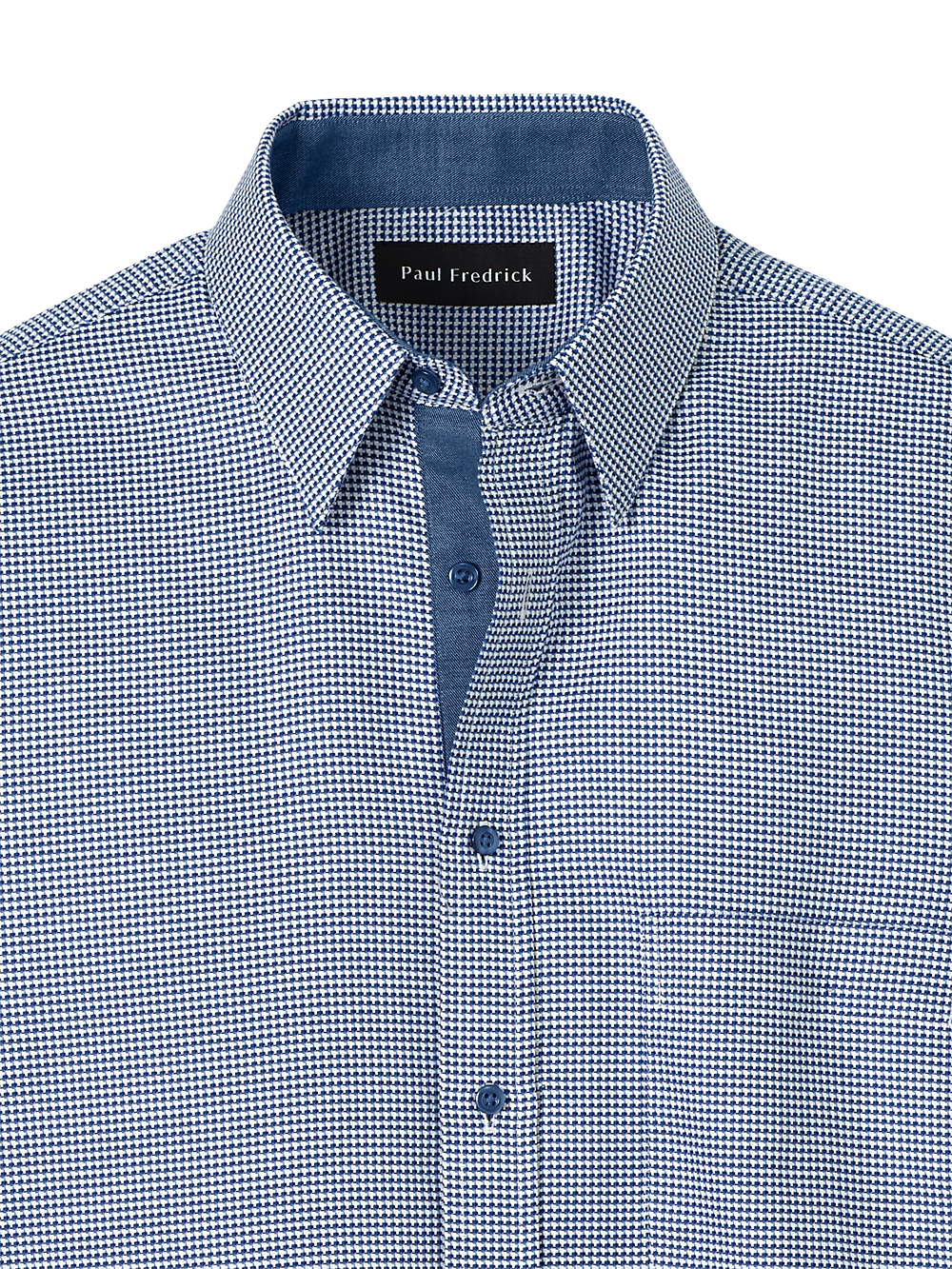 Alternate Image of Cotton Houndstooth Casual Shirt-5