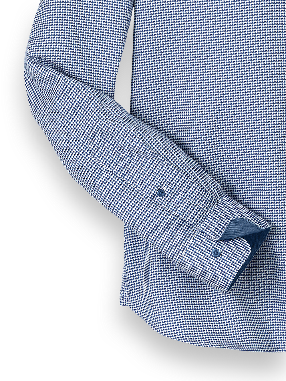 Alternate Image of Cotton Houndstooth Casual Shirt-6