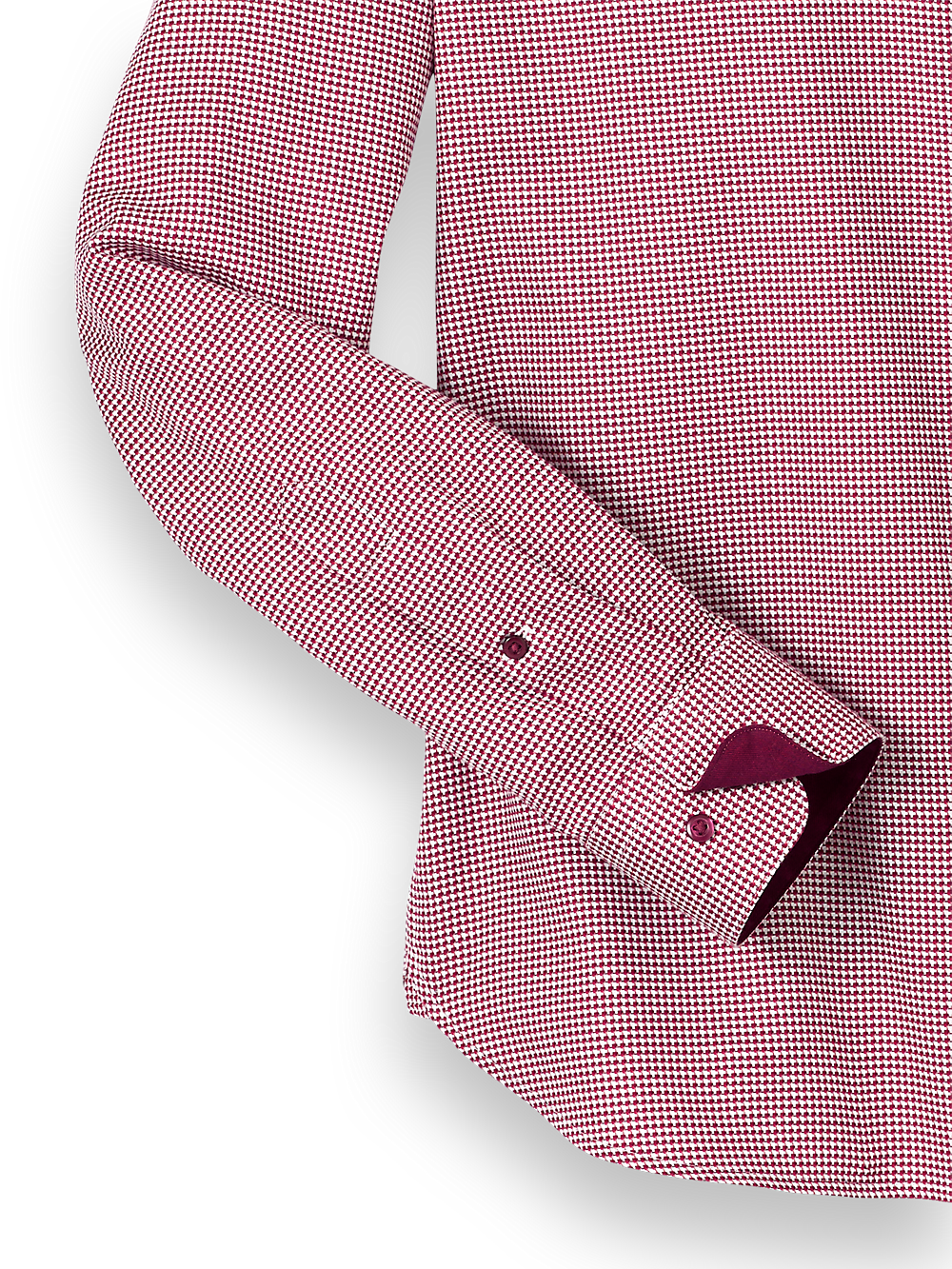 Alternate Image of Cotton Houndstooth Casual Shirt-6