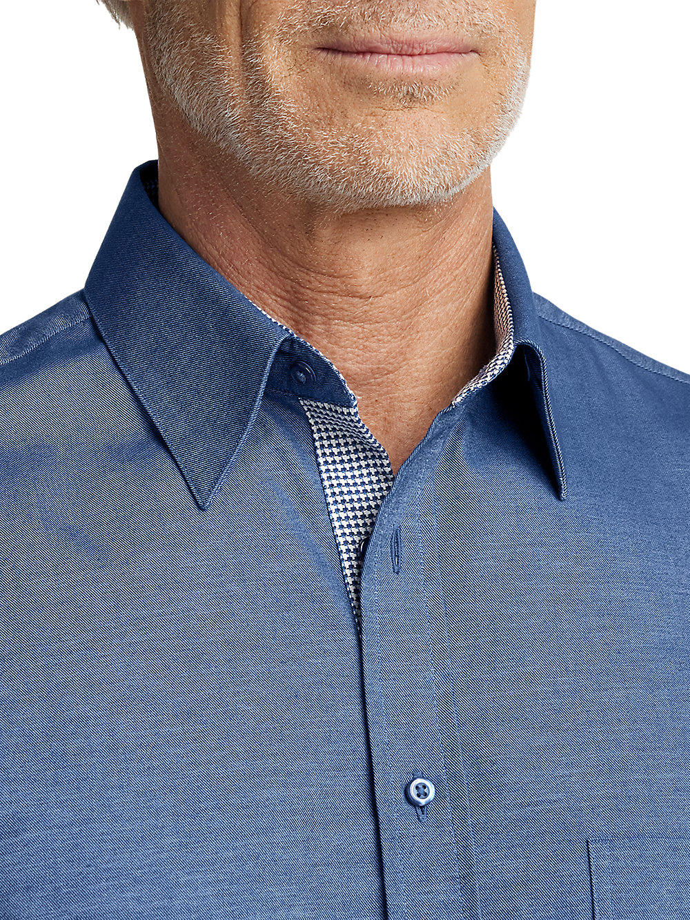 Alternate Image of Cotton Solid Casual Shirt-2