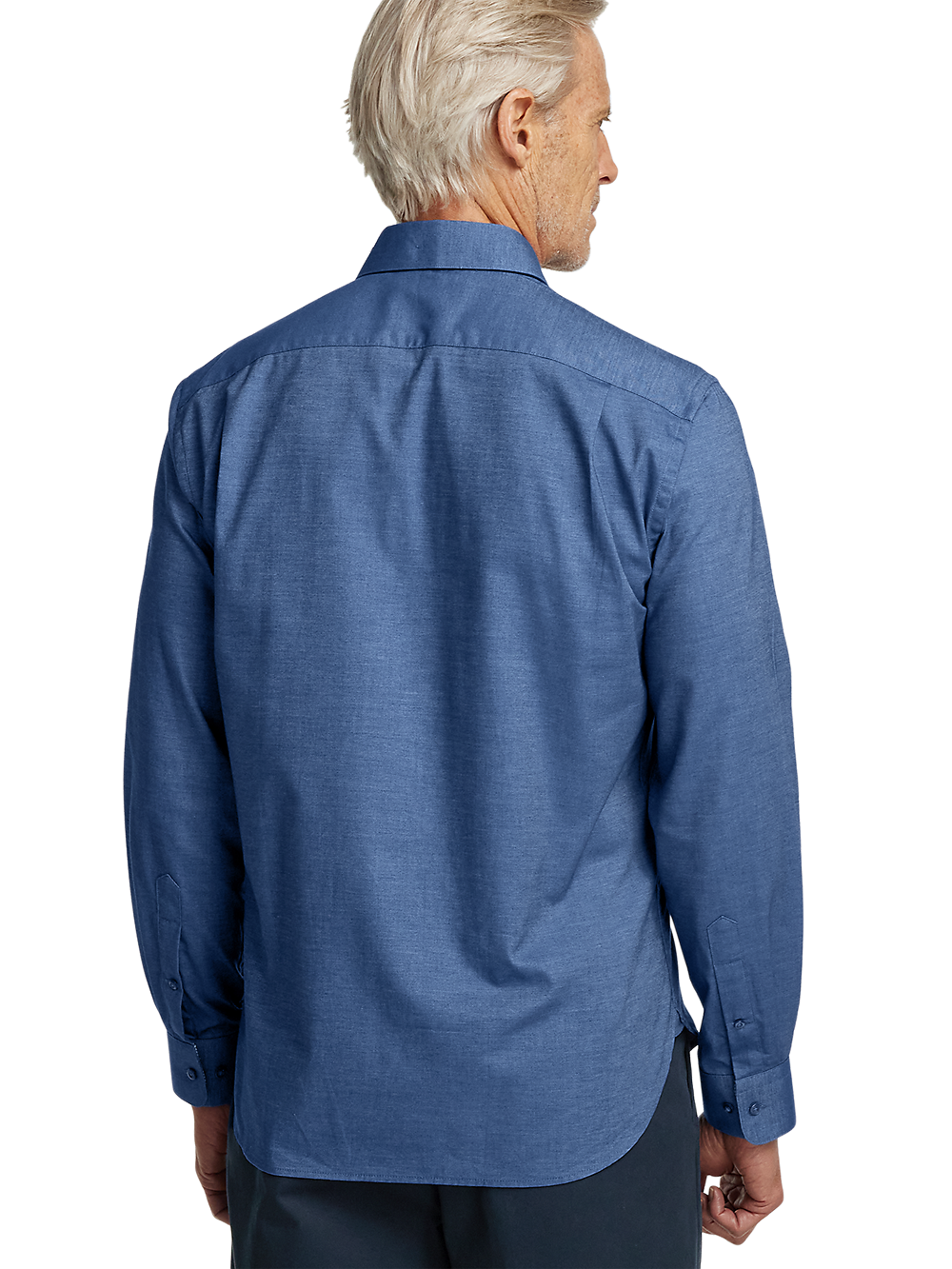 Alternate Image of Cotton Solid Casual Shirt-4