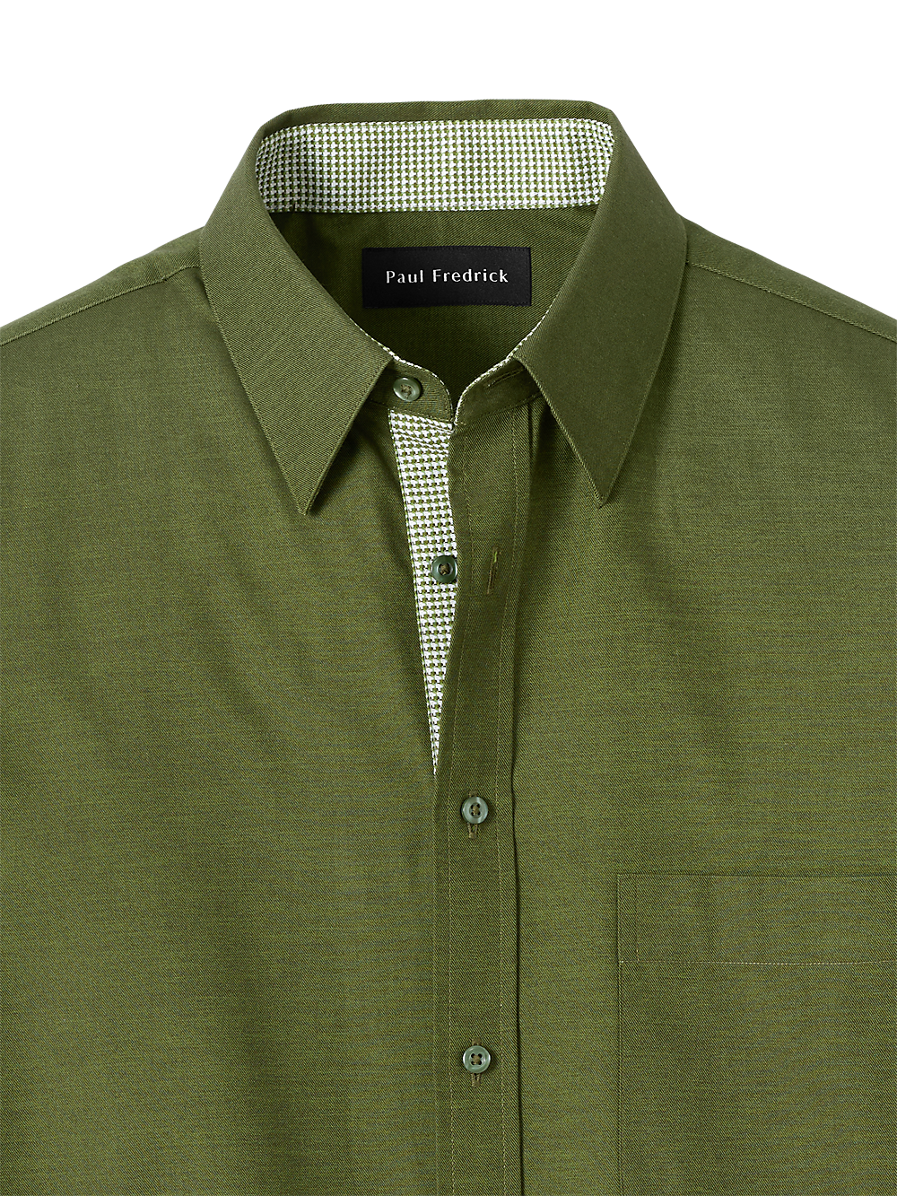 Alternate Image of Cotton Solid Casual Shirt-5