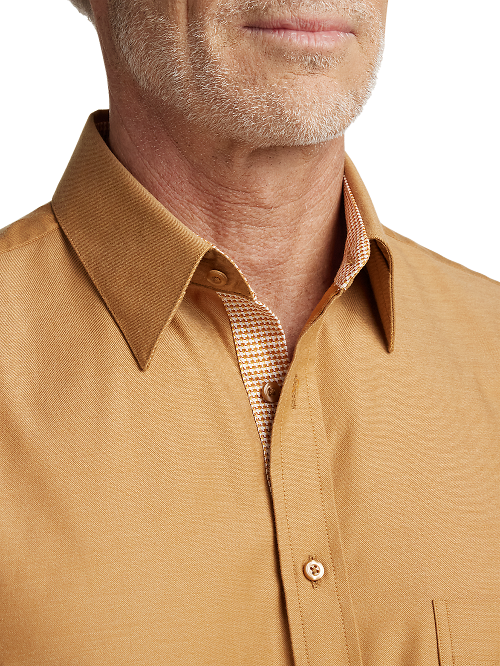 Alternate Image of Cotton Solid Casual Shirt-2