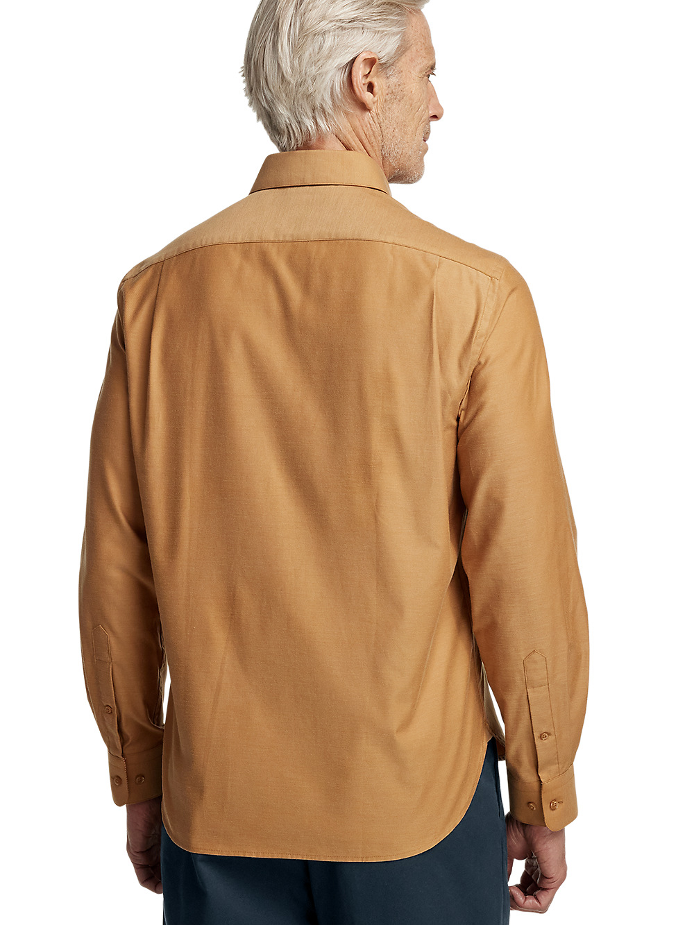 Alternate Image of Cotton Solid Casual Shirt-4