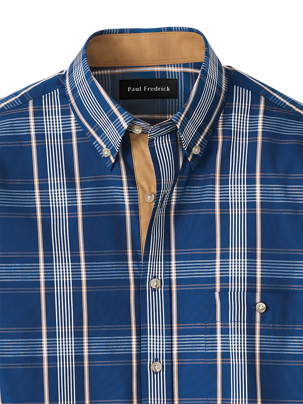 Alternate Image of Cotton Plaid Casual Shirt-5