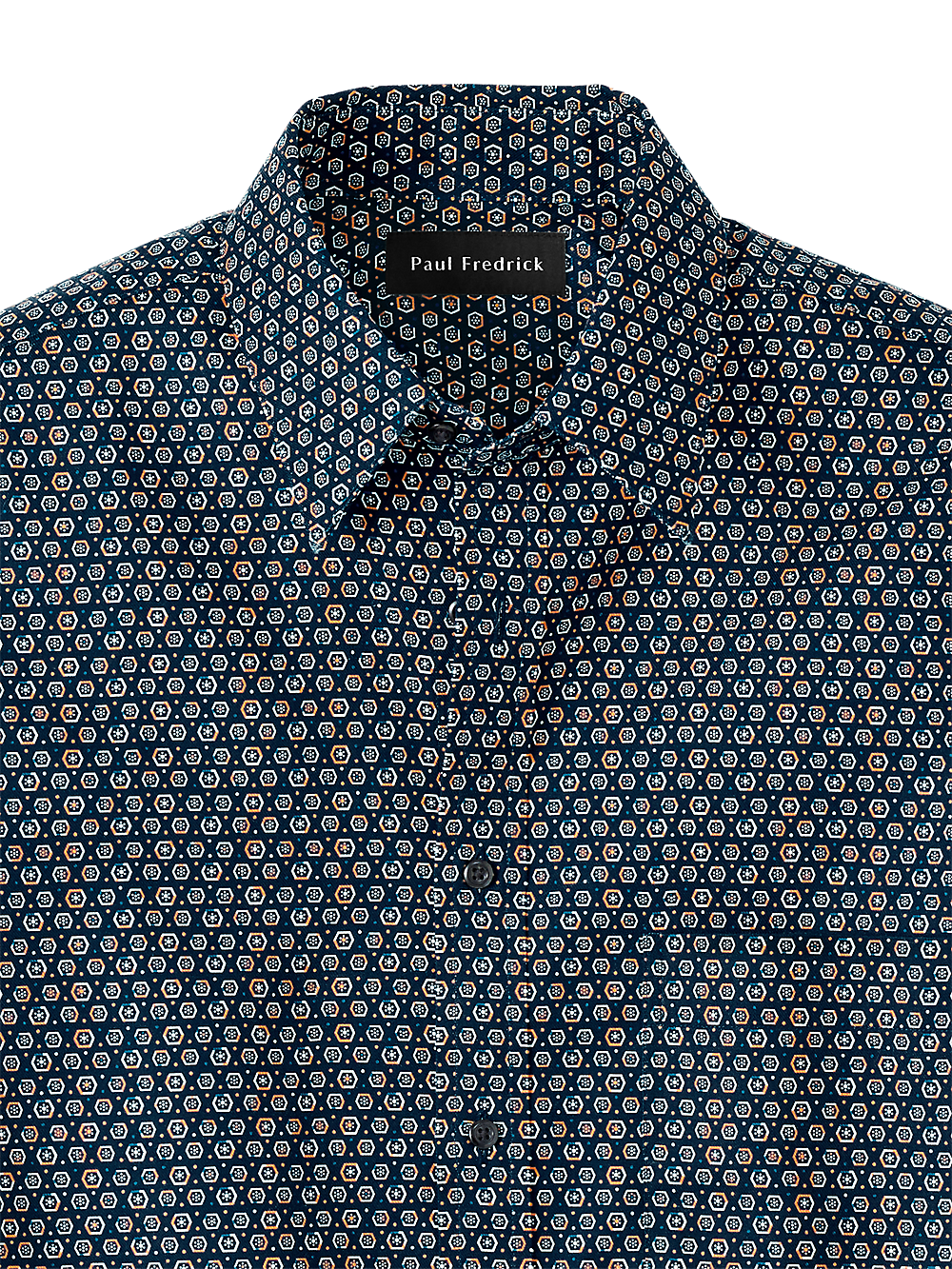 Alternate Image of Cotton Geometric Print Casual Shirt-5