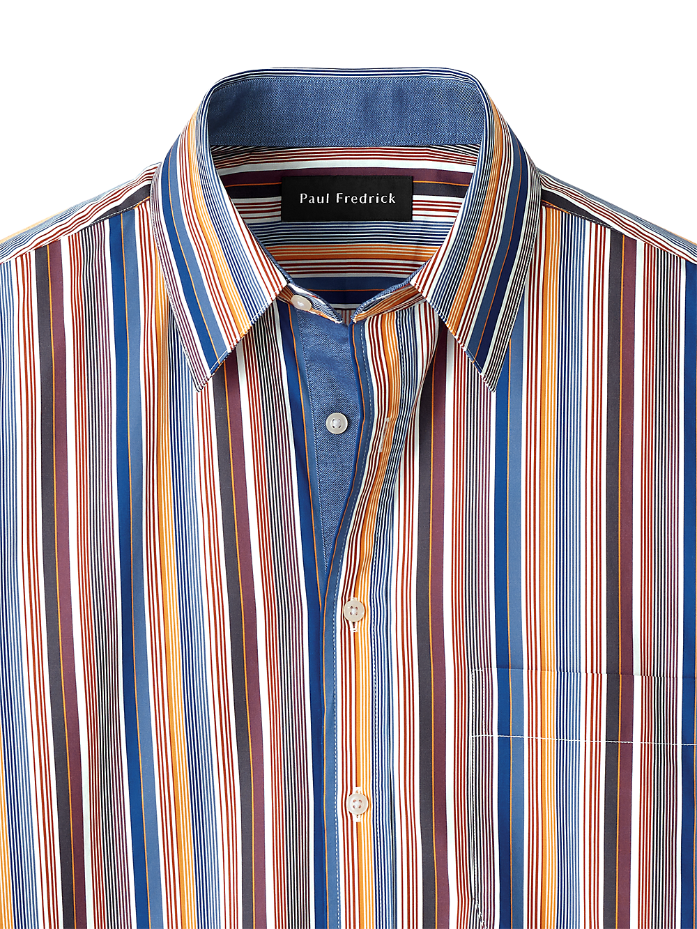 Alternate Image of Cotton Stripe Print Casual Shirt-5