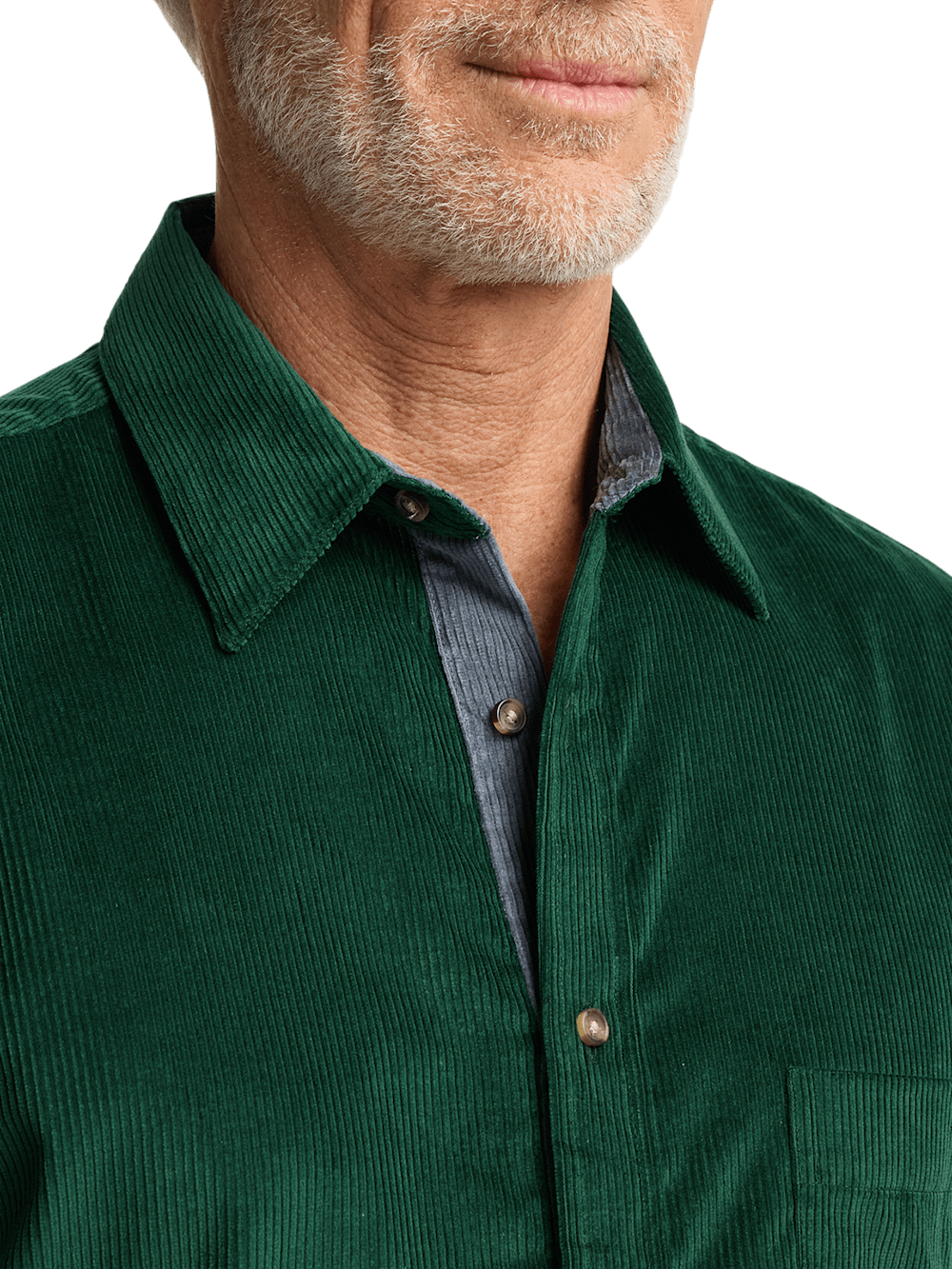 Alternate Image of Cotton Corduroy Casual Shirt-2