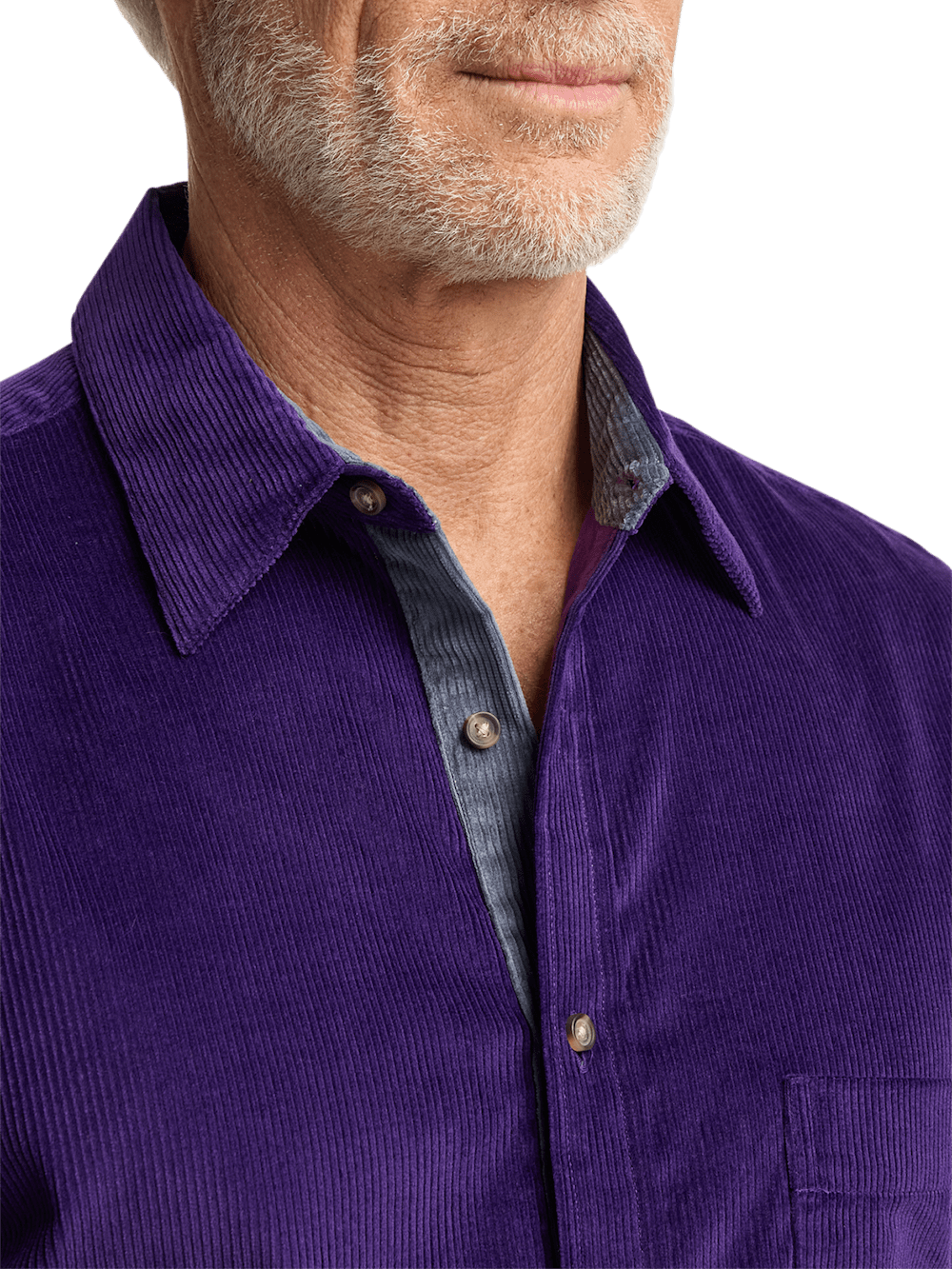 Alternate Image of Cotton Corduroy Casual Shirt-2