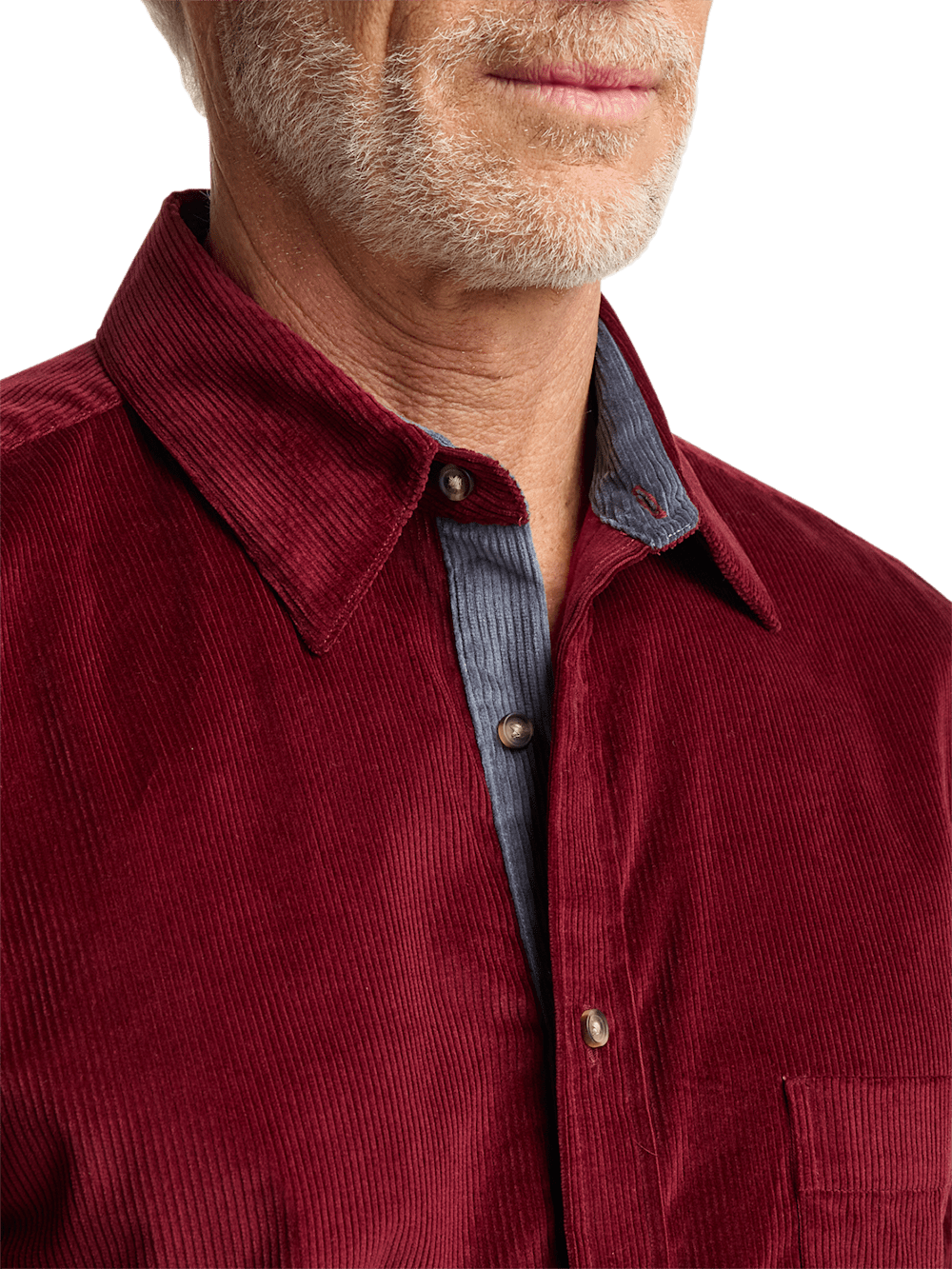 Alternate Image of Cotton Corduroy Casual Shirt-2