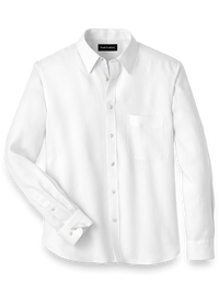 Linen Solid Casual Shirt - White