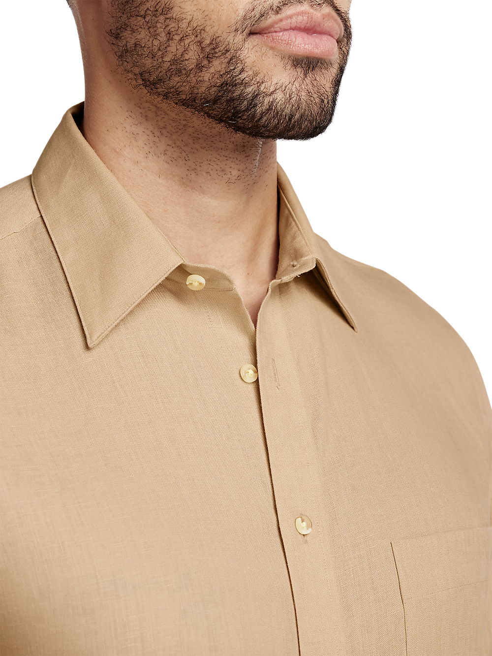 Alternate Image of Linen Solid Casual Shirt-2