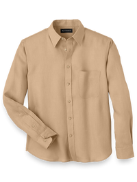 Linen Solid Casual Shirt - Tan