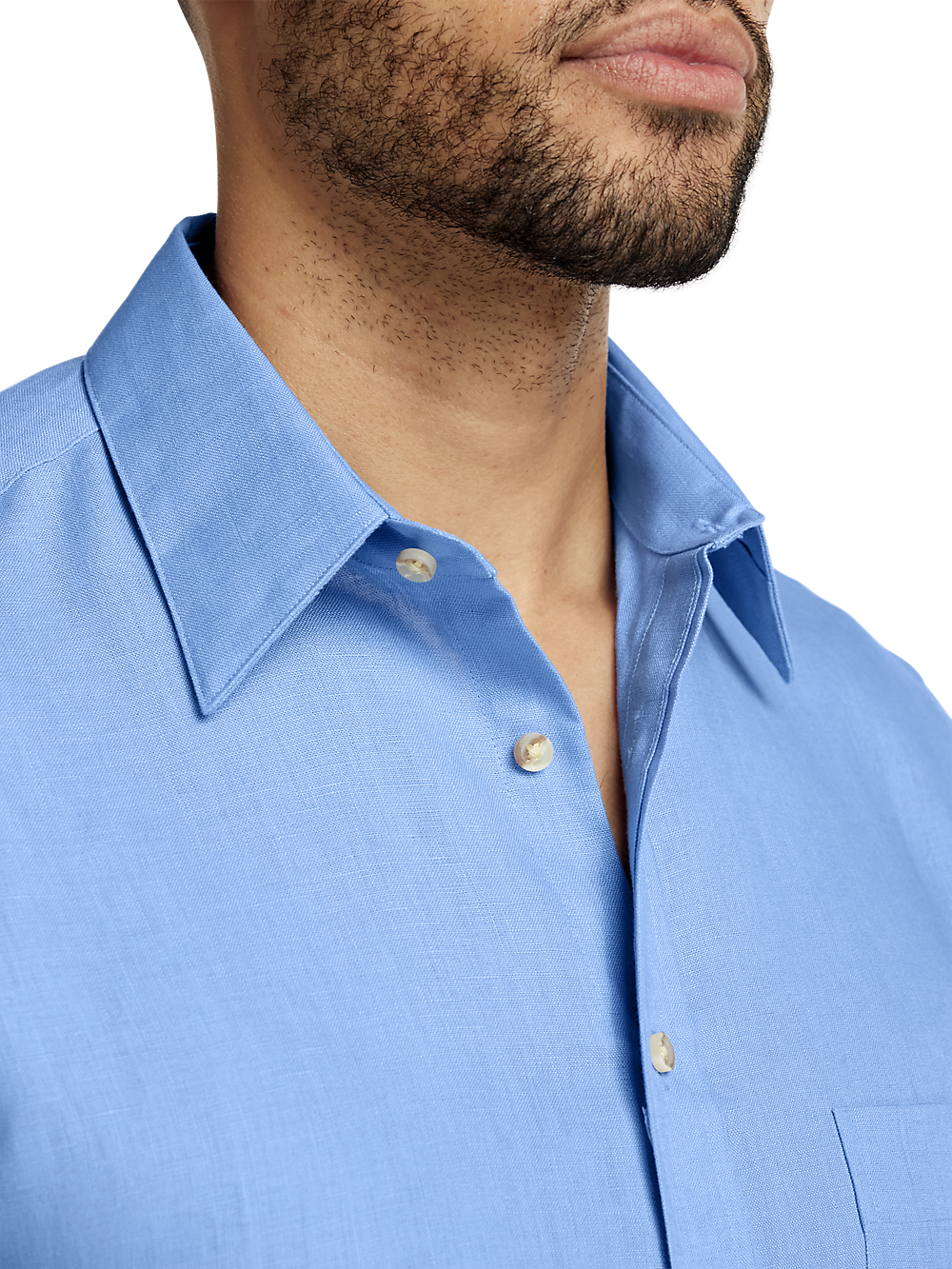 Alternate Image of Linen Solid Casual Shirt-2