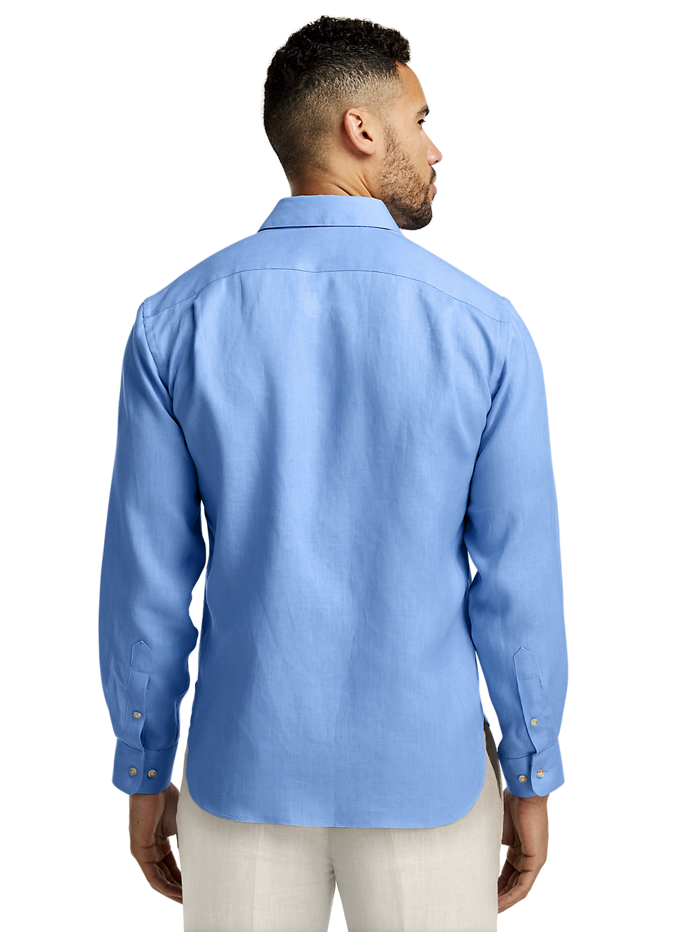 Alternate Image of Linen Solid Casual Shirt-4