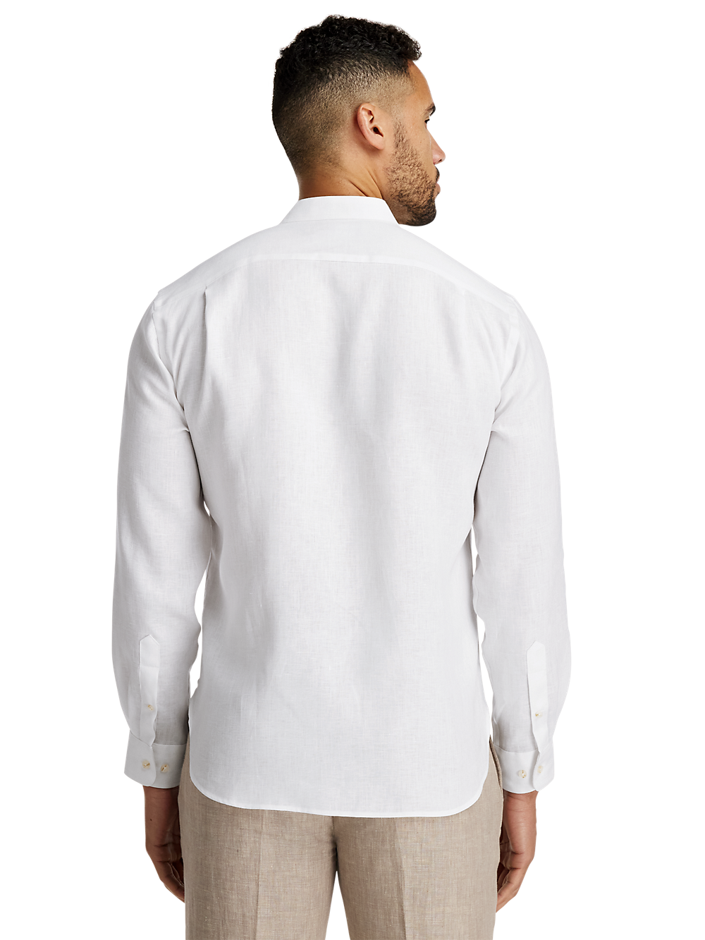 Alternate Image of Linen Solid Casual Shirt-4