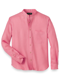 Linen Solid Casual Shirt - Pink