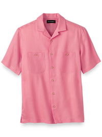 Linen Solid Casual Shirt - Pink