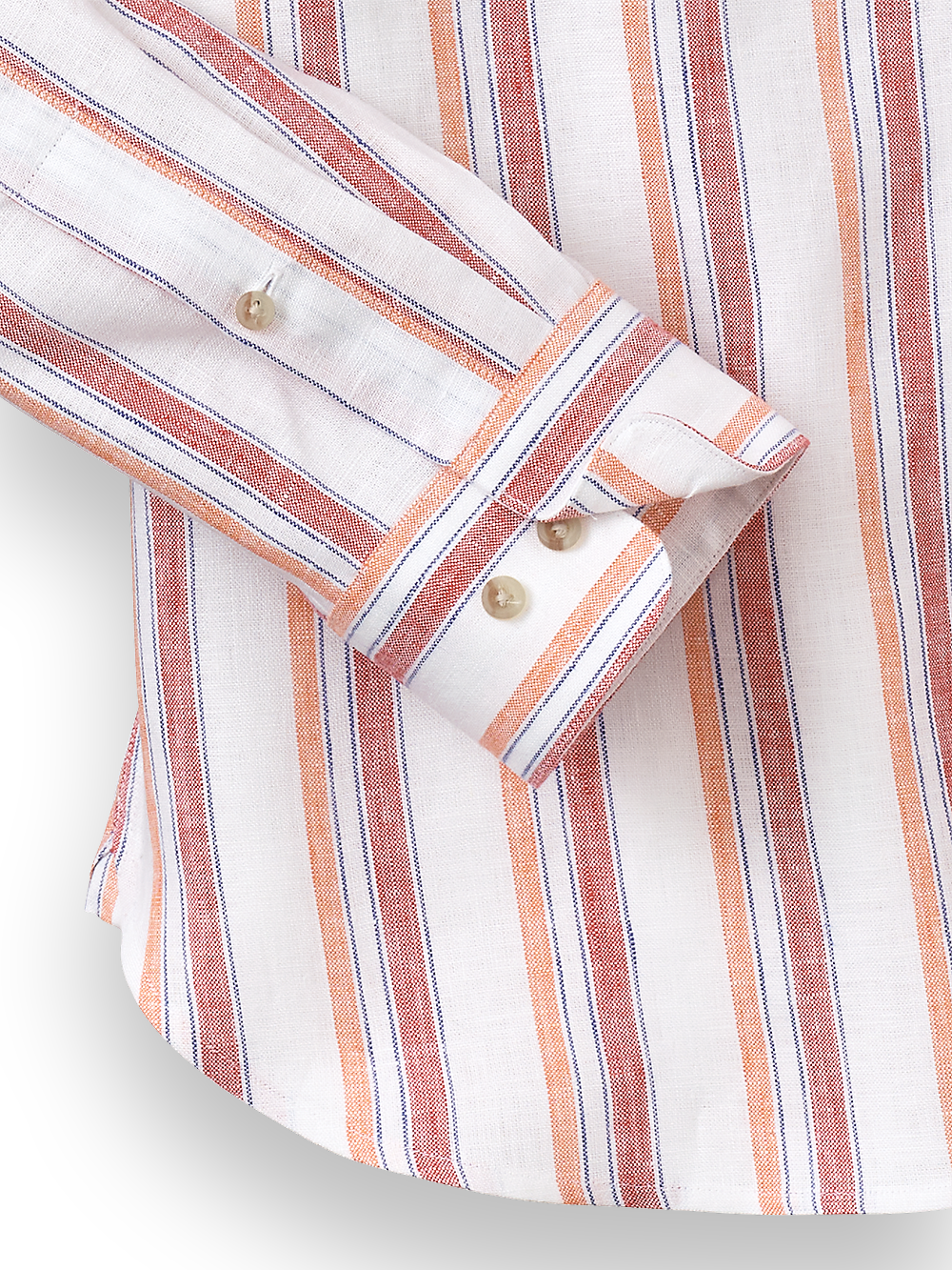 Alternate Image of Linen Stripe Casual Shirt-2