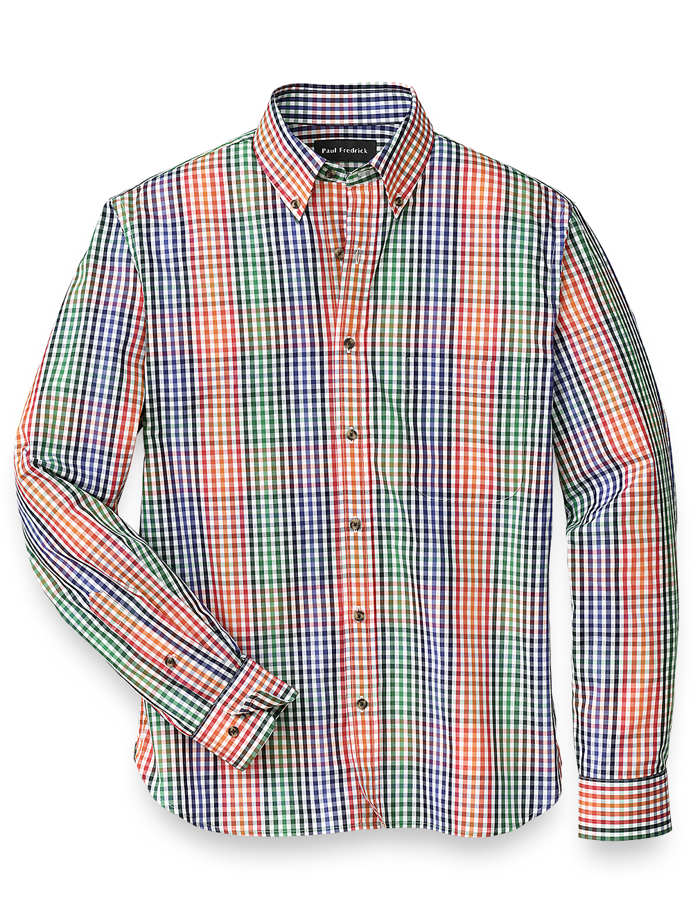 Product Image of Cotton Check Casual Shirt-Multi