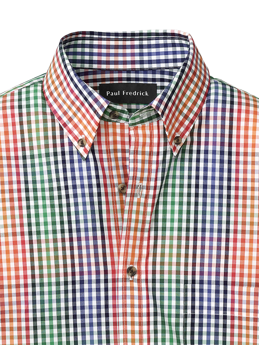 Alternate Image of Cotton Check Casual Shirt-1