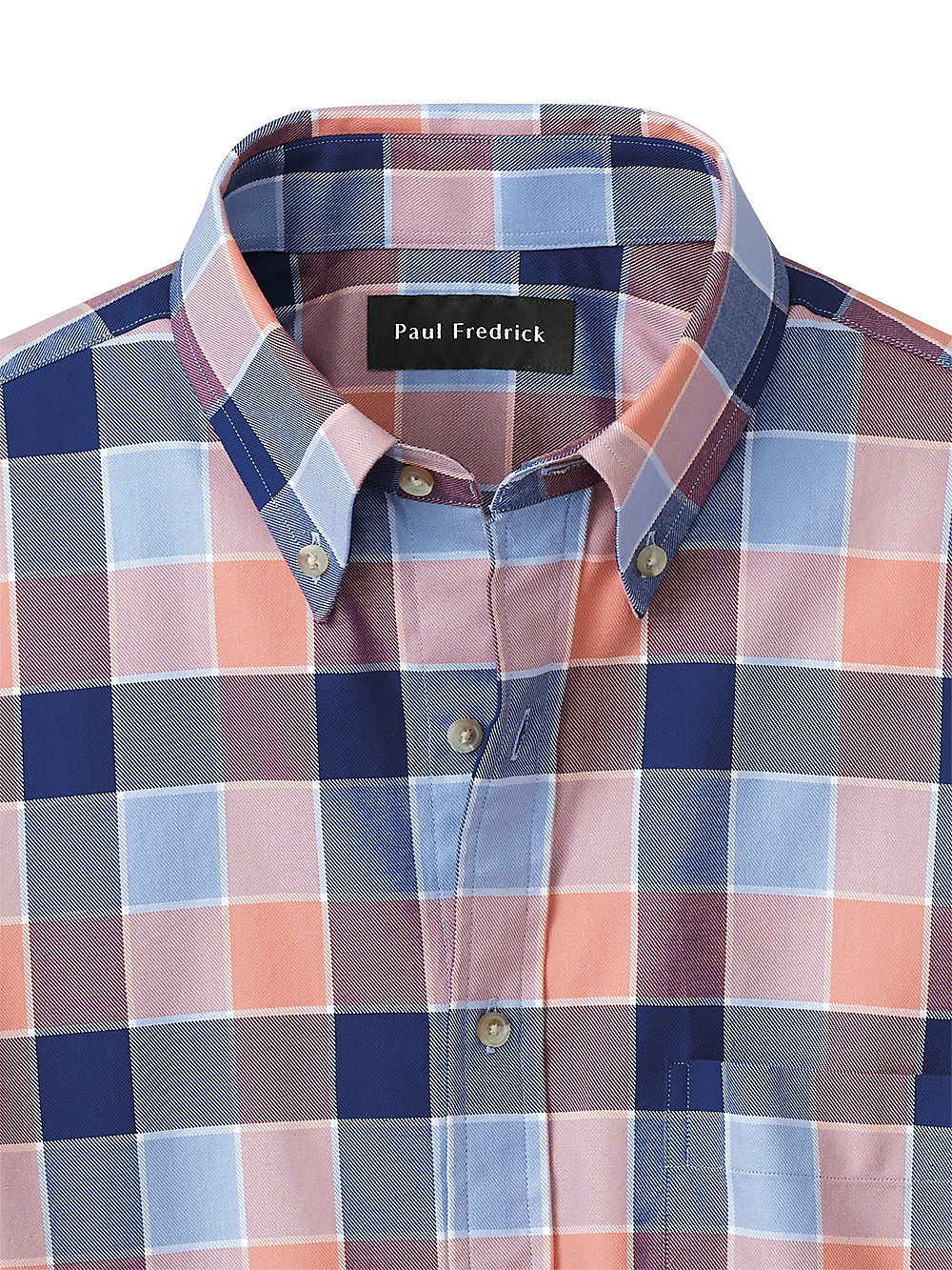 Alternate Image of Cotton Buffalo Plaid Casual Shirt-1