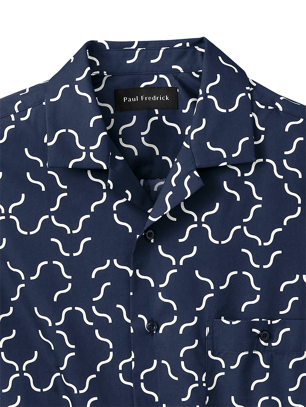 Alternate Image of Cotton Deco Print Casual Shirt-1