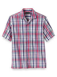 Cotton Plaid Print Casual Shirt - Multi