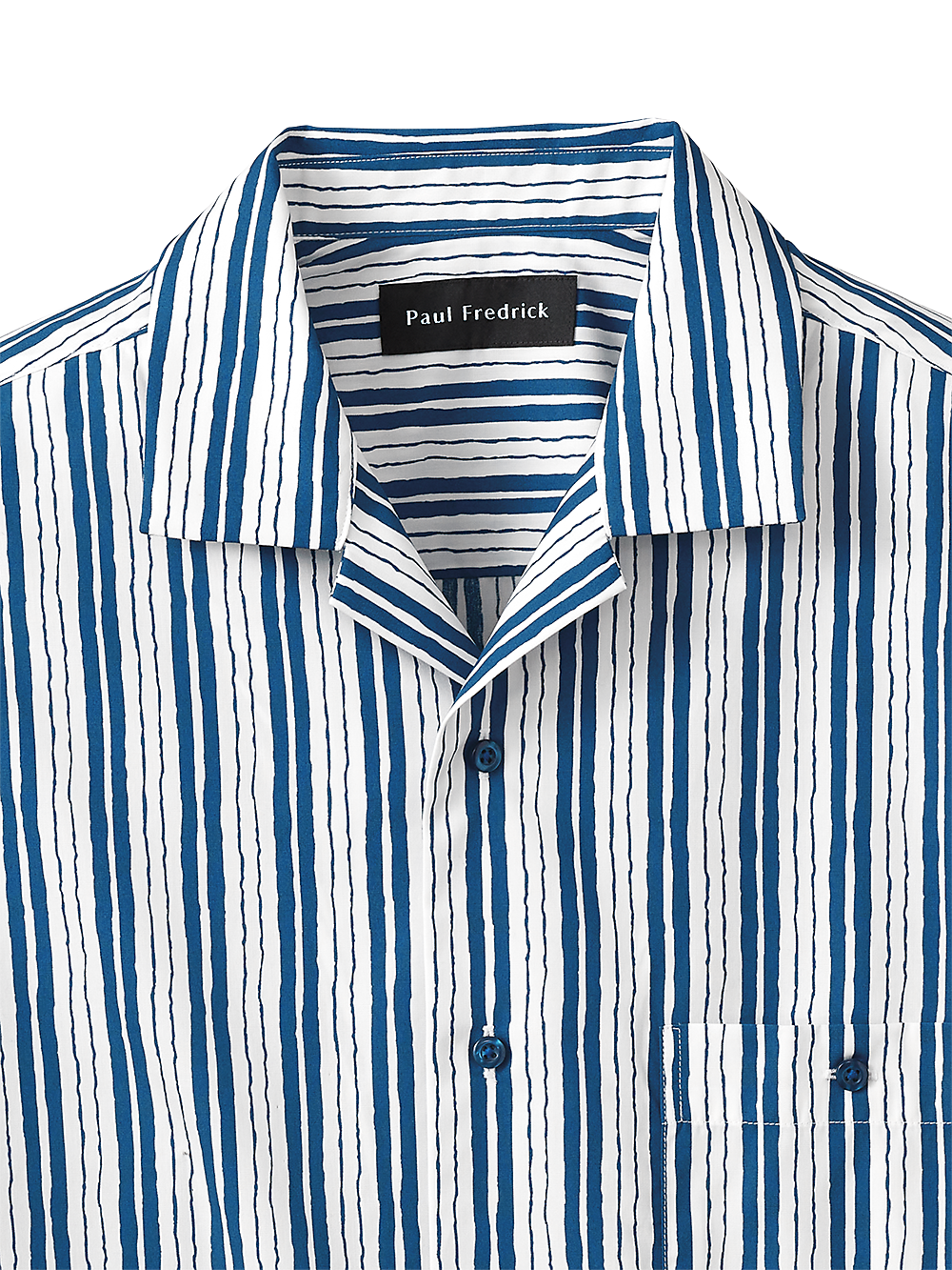 Alternate Image of Cotton Stripe Print Casual Shirt-1