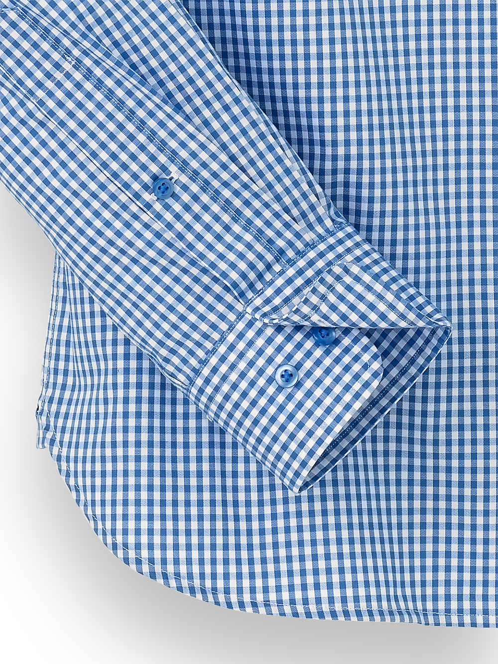 Alternate Image of Cotton Gingham Casual Shirt-2