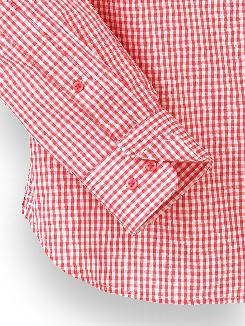 Alternate Image of Cotton Gingham Casual Shirt-2