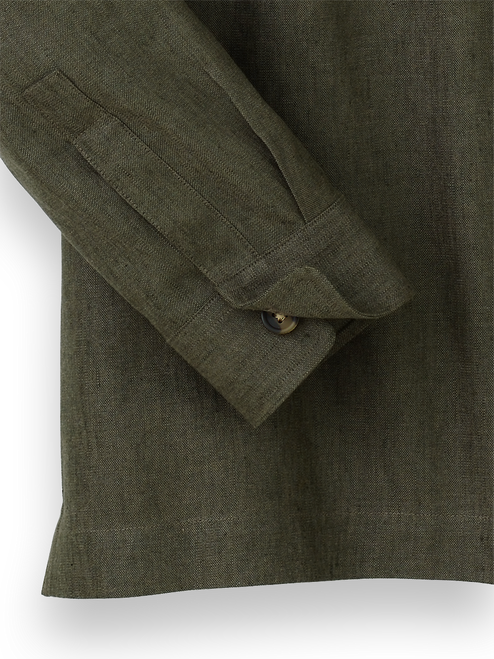 Alternate Image of Linen Blend Solid Overshirt-3