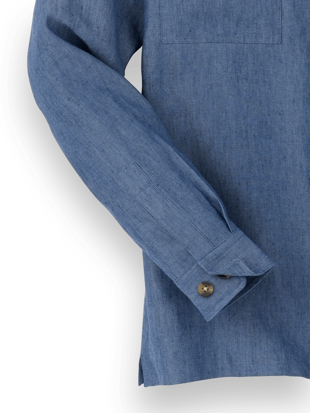 Alternate Image of Linen Blend Solid Overshirt-6