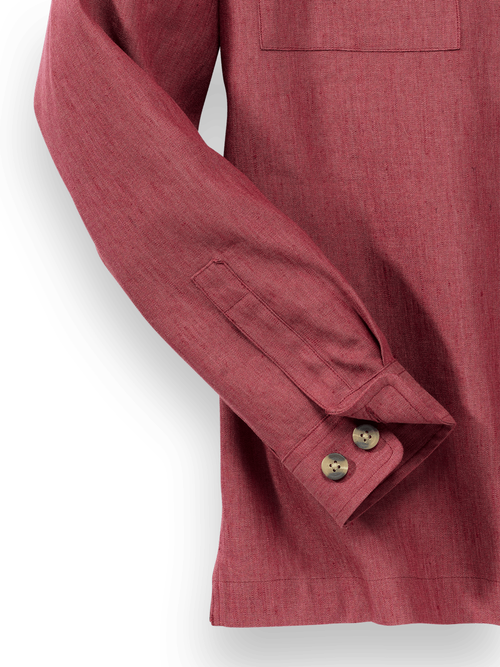 Alternate Image of Linen Blend Solid Overshirt-6