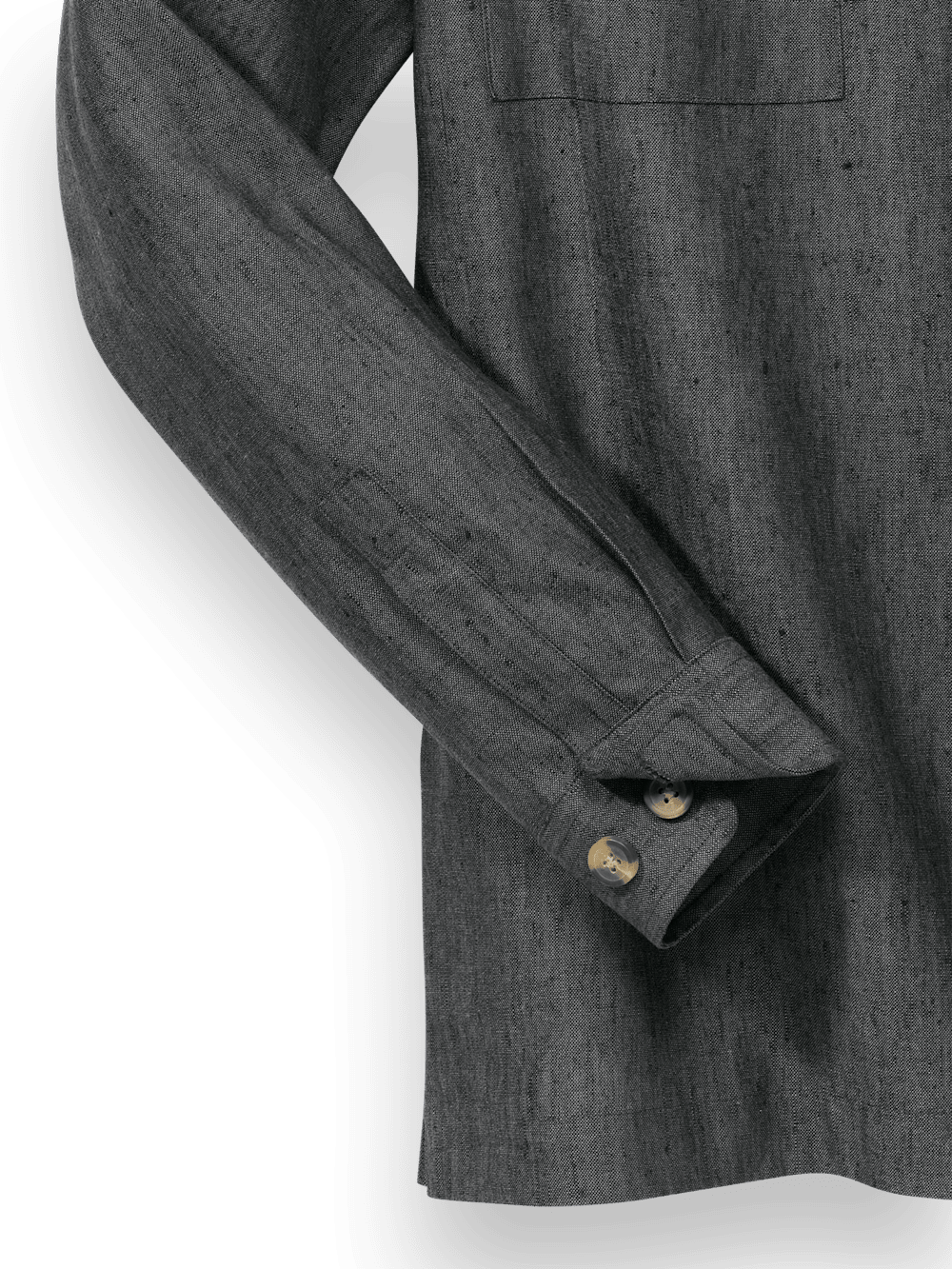 Alternate Image of Linen Blend Solid Overshirt-6