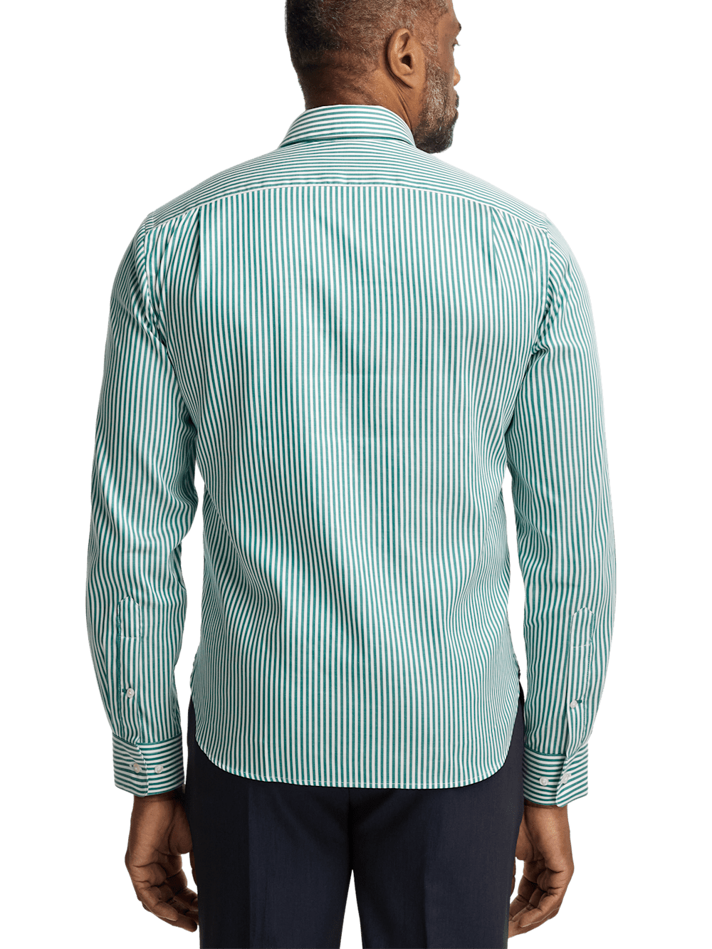 Alternate Image of Cotton Stripe Casual Shirt-5