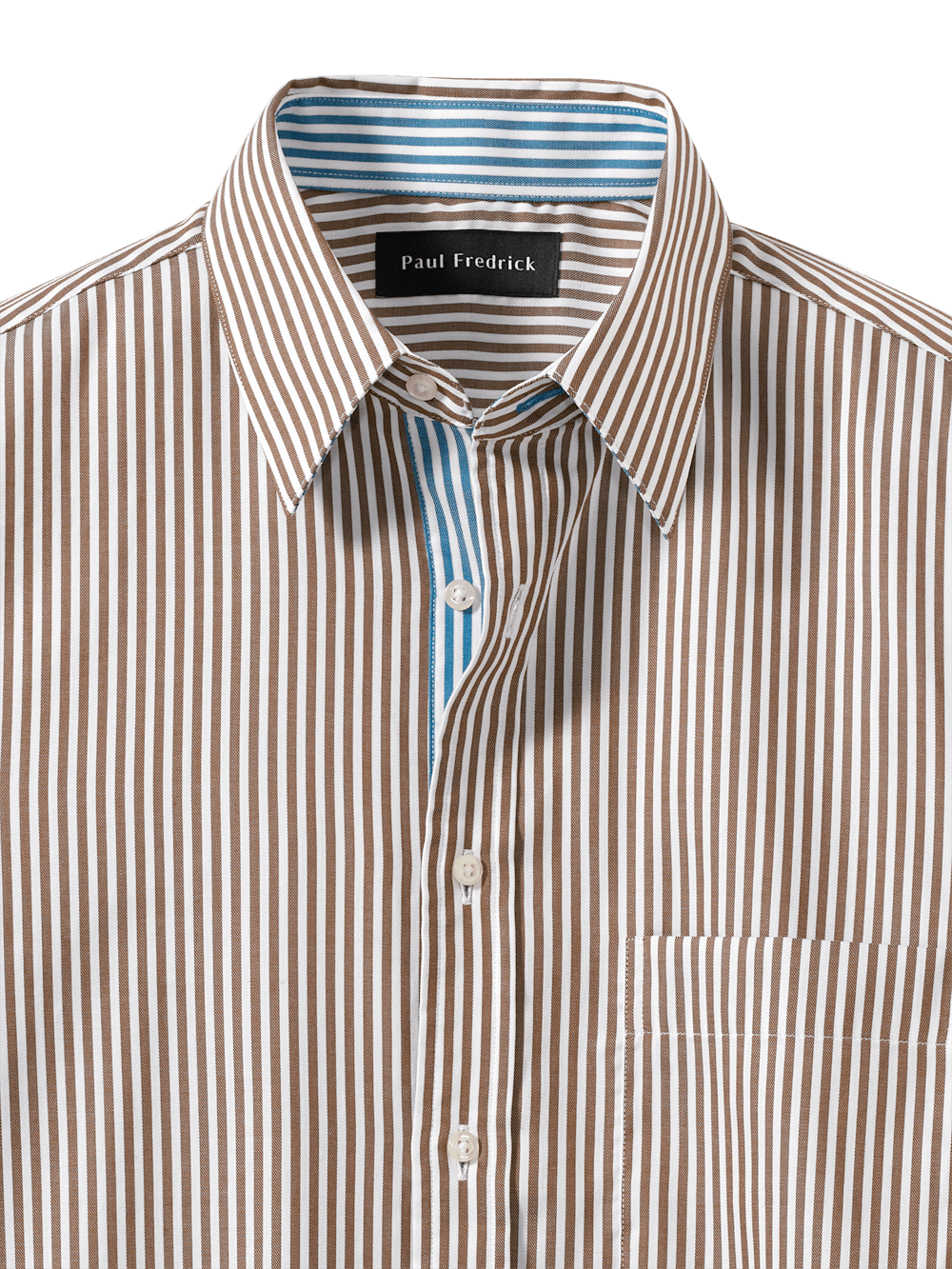 Alternate Image of Cotton Stripe Casual Shirt-6