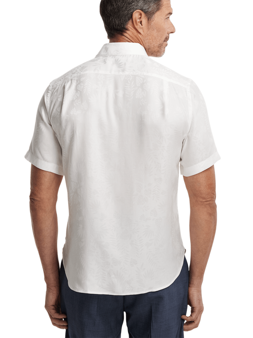 Alternate Image of Lyocell Solid Jacquard Casual Shirt-4