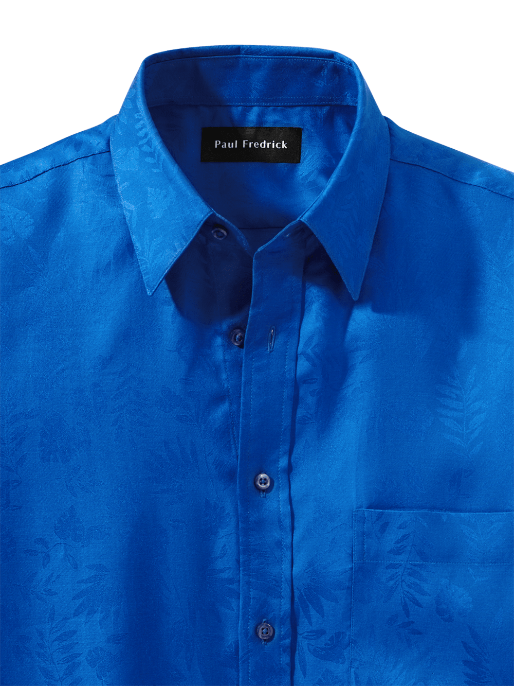 Alternate Image of Lyocell Solid Jacquard Casual Shirt-5