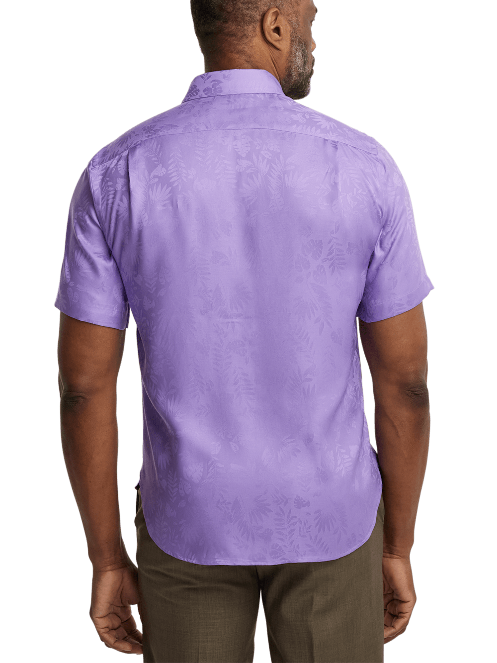 Alternate Image of Lyocell Solid Jacquard Casual Shirt-4