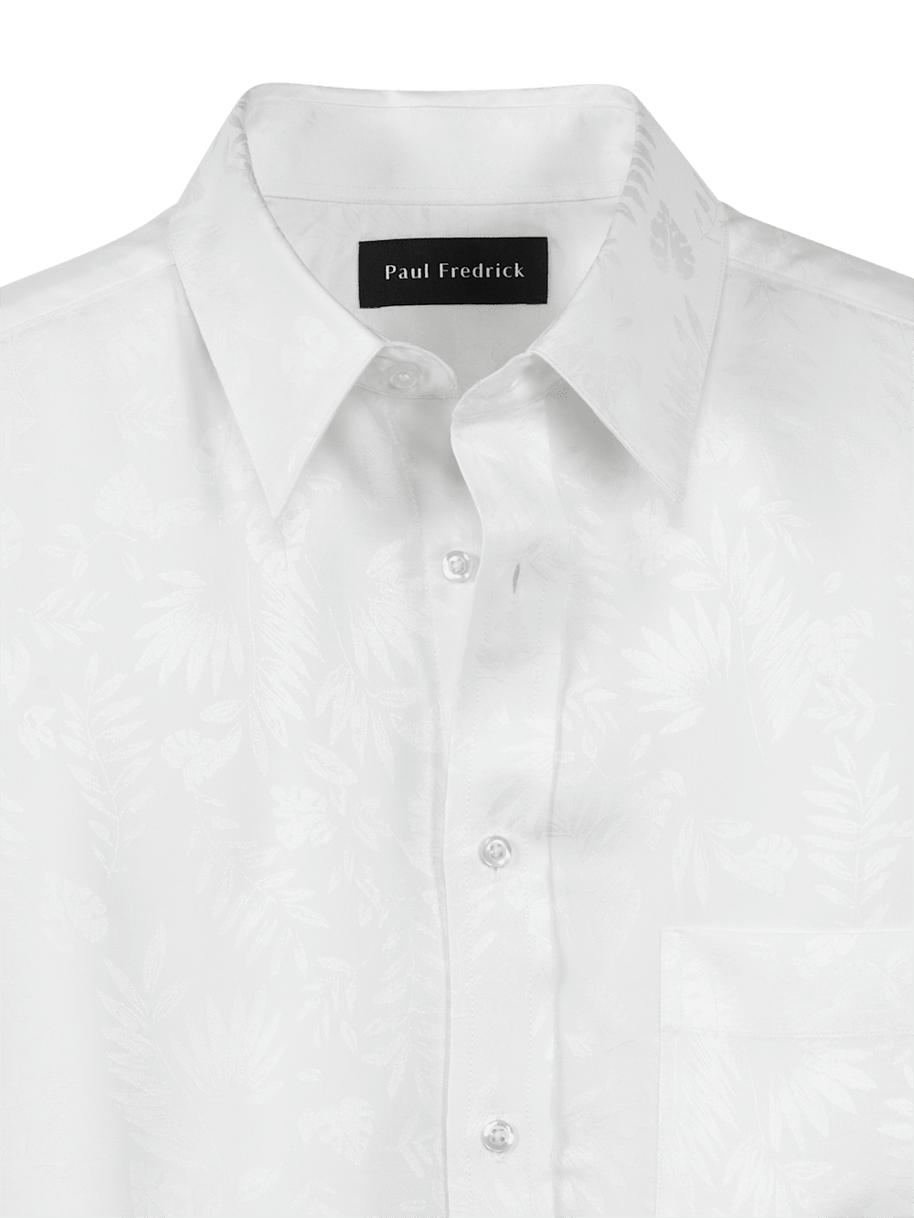 Alternate Image of Lyocell Solid Jacquard Casual Shirt-5